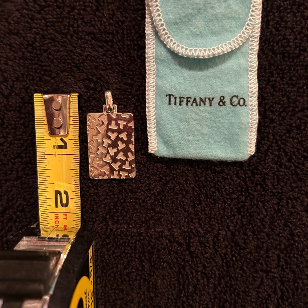 Tiffany and Co. dog tag pendant